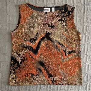 Chico's Vibrant Textured Tank Top